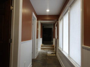 interior residential painting home hallway